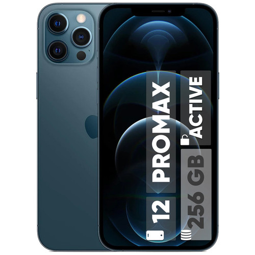 گوشی موبایل اپل مدل iPhone 12 Pro Max A2412 دو سیم کارت ظرفیت 256 گیگابایت و رم 6 گیگابایت - اکتیو