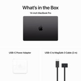 لپ تاپ 14.2 اینچی اپل مدل MacBook Pro MRX33 2023 LLA-M3 Pro-18GB RAM-512GB SSD