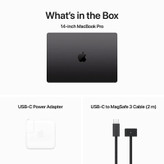 لپ تاپ 14.2 اینچی اپل مدل MacBook Pro MRX43 2023 LLA-M3 Pro-18GB RAM-1TB SSD