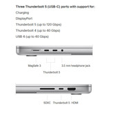 لپ تاپ 16.2 اینچی اپل مدل MacBook Pro MX2T3 2024 HNA-M4 Pro-24GB RAM-512GB SSD