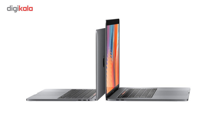 لپ تاپ 15 اینچی اپل مدل 2017 MacBook Pro MPTR2 همراه با تاچ بار
