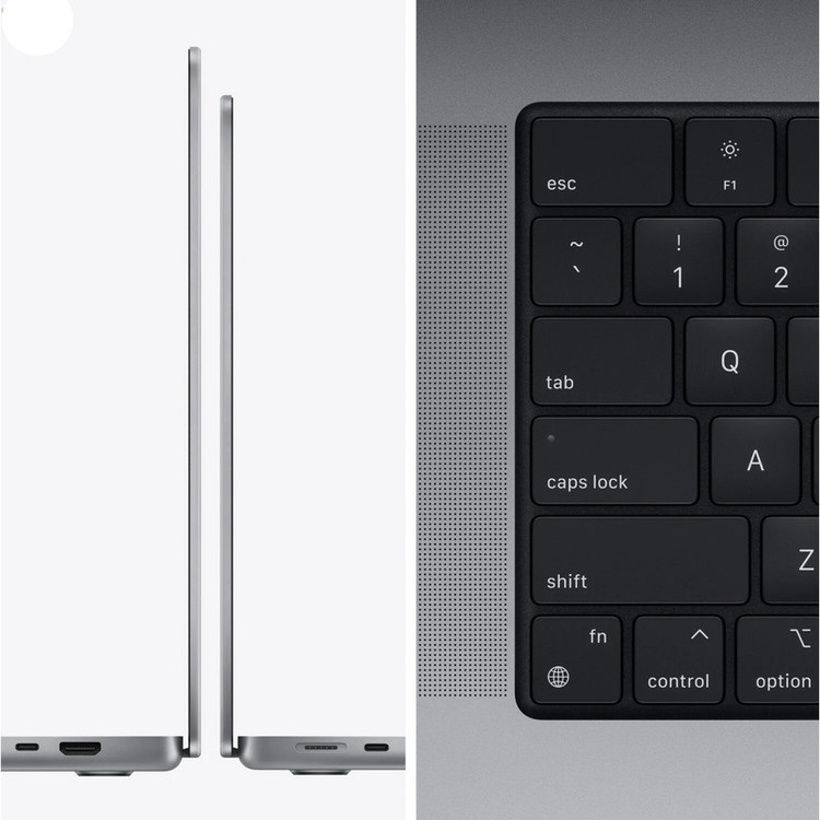 لپ تاپ 16.2 اینچ اپل مدل MacBook Pro MK193 2021-M1 Pro 16GB 1SSD