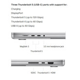 لپ تاپ 16.2 اینچی اپل مدل MacBook Pro MX2Y3 2024 ZPA-M4 Pro-48GB RAM-1TB SSD