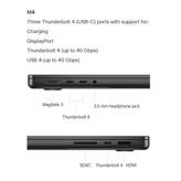 لپ تاپ 14.2 اینچی اپل مدل MacBook Pro MX2H3 2024 BA-M4 Pro-24GB RAM-512GB SSD