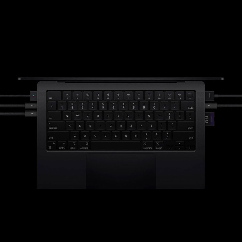 لپ تاپ 14.2 اینچی اپل مدل MacBook Pro MX2H3 2024 BA-M4 Pro-24GB RAM-512GB SSD
