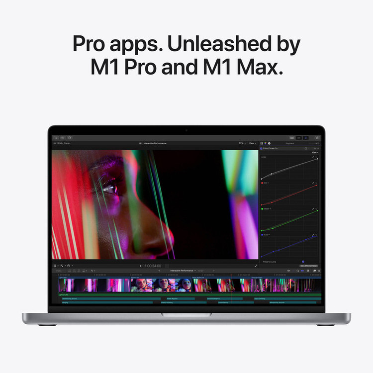 لپ تاپ 14.2 اینچی اپل مدل MacBook Pro Z15G004A2 M1 Pro 2021