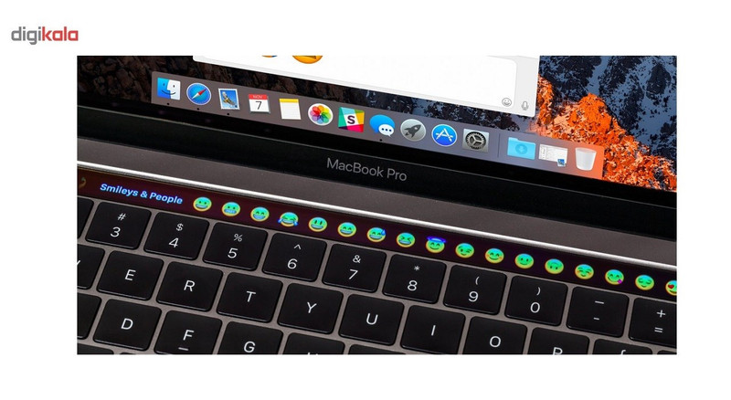 لپ تاپ 15 اینچی اپل مدل 2017 MacBook Pro MPTW2 همراه با تاچ بار