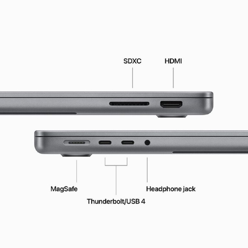 لپ تاپ 14.2 اینچی اپل مدل MacBook Pro MR7K3 2023 LLA-M3-8GB RAM-1TB SSD