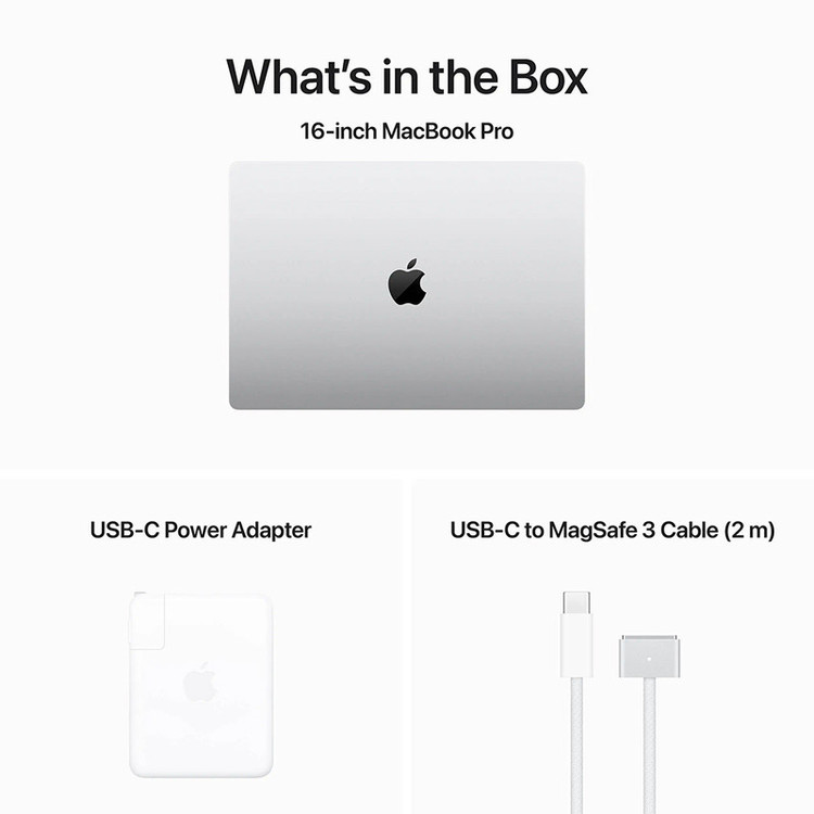 لپ تاپ 16.2 اینچی اپل مدل MacBook Pro MRW63 2023 ZPA-M3 Pro-36GB RAM-512GB SSD