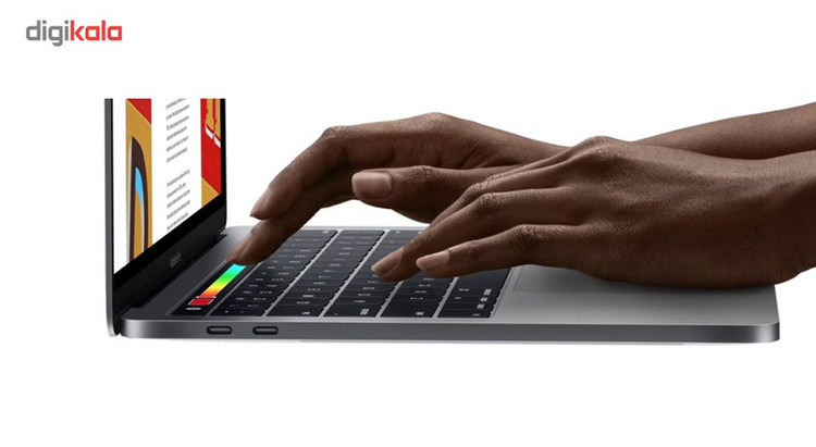لپ تاپ 15 اینچی اپل مدل 2017 MacBook Pro MPTV2 همراه با تاچ بار