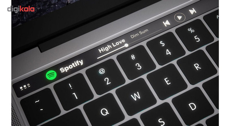 لپ تاپ 15 اینچی اپل مدل 2017 MacBook Pro MPTV2 همراه با تاچ بار