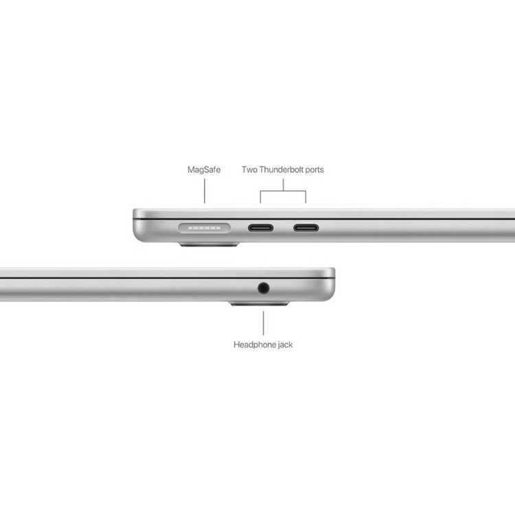 لپ تاپ 13.6 اینچی اپل مدل MacBook Air MRXR3 2024 LLA-M3-8GB RAM-512GB SSD
