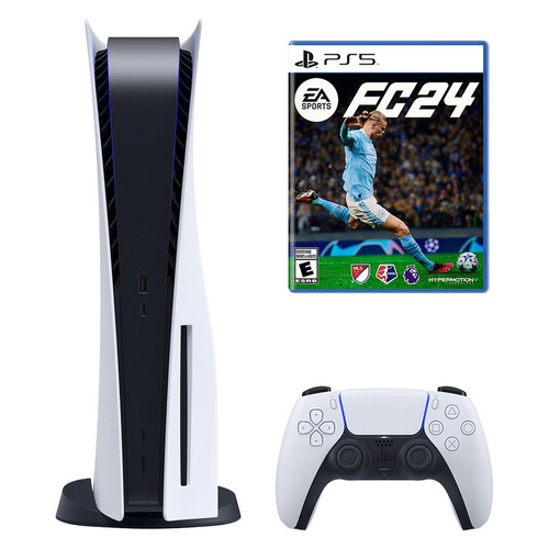 کنسول بازی سونی مدل PlayStation 5 ظرفیت 825 گیگابایت ریجن 1200 آسیا به همراه بازی EA Sports FC 24